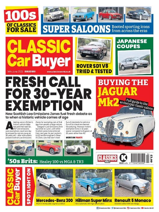 Kelsey Publishing Ltd作のClassic Car Buyerの作品詳細 - 貸出可能